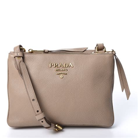 prada double zip crossbody bag